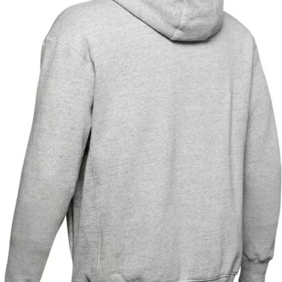 Under Armour Project Rock Warm-Up Hoodie Sweatshirt Pullover Gray - Picture 2 of 10